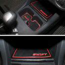 Car Mat for Suzuki Swift 2005 To 2014 Anti Slip Car Door Slot Rubber Latex  N2L7