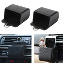 Car Vehicle Air Box Organizer Phone Storage Pocket Bag Holder Accessories Black