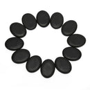 12x 3*4cm Massage Stones Massage lava Natural Energy Massage Set Hot Spa Rock ME