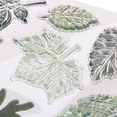 Green leaf clear stamp silicone seal flower stamp DIY scrapbook album decorBX