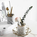 Ceramic Makeup Brush Holder Dresser Cosmetic Organizer Women Girl