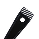 Black Flat Top Guide Comb With Liquid Bubble Level Flat topper Straight Hair Gw