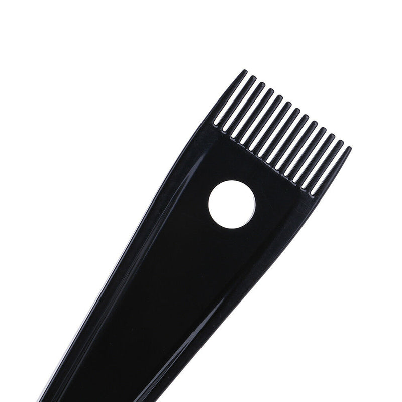 Black Flat Top Guide Comb With Liquid Bubble Level Flat topper Straight Hair Gw