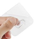 6CM*6CM Anti-skid Hooks Reusable Strong Sticky Traceless B X4H1 Transp Hook P3T0