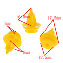 20pcs Door Trim Fastener Clip 6507686AA For Jeep Grand Cherokee Yellow Nylon