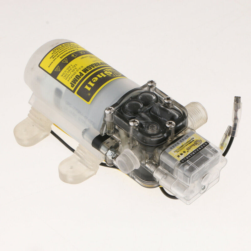 12V DC 60W Electrical Diaphragm Pump Portable Self Priming Variable Frequency