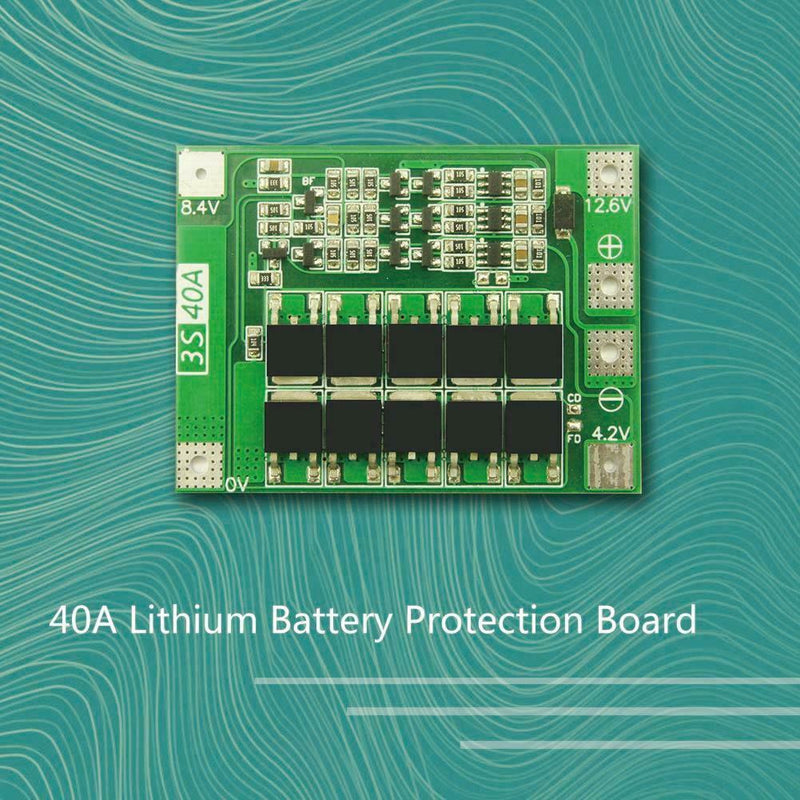 3S 40A Li-ion Lithium Battery Charger Cell Module PCB BMS Protection Board A