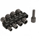 9pcs Metric Socket 5mm-13mm Hex Nut Driver Adapter Drill Bit Kit Hand T JFC