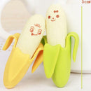 Banana Shaped Eraser/Rubber- Candy SCENTED Erasers x2- Great Party Bag Kids Gift