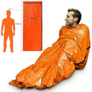 2-Pack Emergency Sleeping Bag Thermal Waterproof Survival Blanket for Outdo