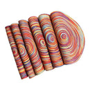 Braided Colorful Round Place Mats for Kitchen Dining Table Runner Heat Insu M4V4