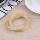 1 Hank Universal Yellow+White Stallion Horse Hair for Violin Bow