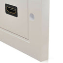 WHITE HDMI LEAD WALL PLATE FULL HD 1080p TV CABLE FACEPLATE SOCKET CONNECTO