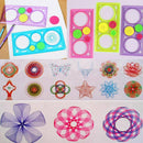 1 Pc Spirograph Geometric Ruler Drafting Tools Stationery Drawing Toys Set
