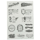 6Pcs Retro Tower Stickers For DIY Scrapbooking Planner Cardmaking Journaling A3C