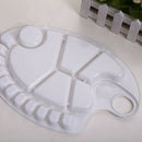 1pc/set 17 Grid fish shape Watercolor Plastic Painting Tray Paint Mixing Pale BX