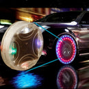 15 Mode solar energy automatic flash LED car wheel tyre valve cap light lamp LJ