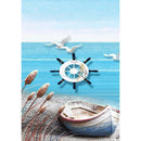 5D DIY Full Drill Diamond Painting Beach View Cross Stitch Embroidery Kits