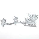 Santa Sled Metal Cutting Die Stencil DIY Scrapbooking Album Embossing Craft
