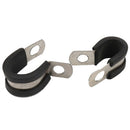 Cable Clamps Assortment Kit 44 Pcs Stainless Steel Rubber Cushion Pipe Clam