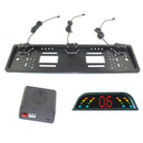 Car Parking Sensorreversing Radar European License Plate Camera Front Back