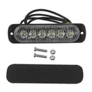 12V-24V 6LED Light Flash Emergency Car Vehicle Warning Strobe Flashing Blue I7C1
