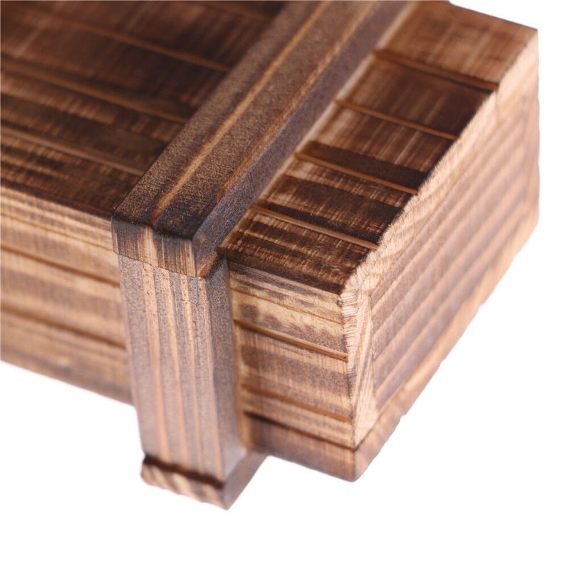 Magic Compartment Wooden Puzzle Box With Secret Drawer Brain Teaser Kids Gif %o
