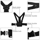 Chest Harness Adjustable Body Strap + J-Hook For  HERO6 5 4 3+ 3 , 2