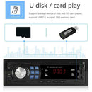 1 DIN Car Stereo Radio MP3 Player Bluetooth Handsfree TF/USB/AUX/FM Head Unit