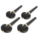 4Pcs Professional Ebony Wood Cello Tuning Pegs Violoncello Musical Intrumen