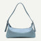 Elegant Women Solid Hobo Shoulder Bag Leather Armpit Sling Handbags (Blue) A#S