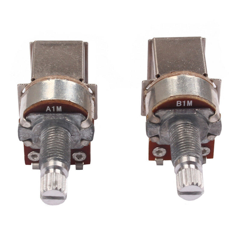 A1M B1M Push Pull Shaft 18mm Guitar Pot Potentiometer for Tone Volumn Switch