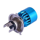 6000-7000K Blue H4 DC 12V LED Projector Fog Driving Light Bulb Lamp for Car