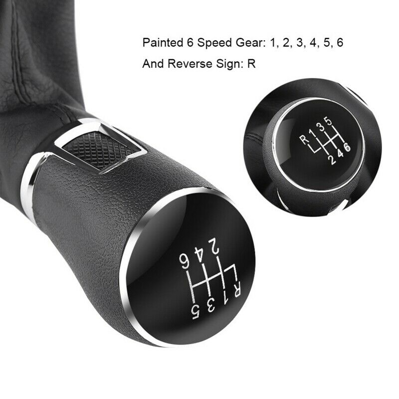 Car 6-Speed Shift Button Dust Cover Shift Lever Kit For Volkswagen Passat B