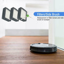 3pcs Plastic Filter+Side Brush for Irobot Room-Ba I7 E5 E6 Vacuum Cleaner