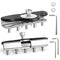 Car Universal Stainless Steel Led/Hid Bar Light Mounting Bracket Hood Engin