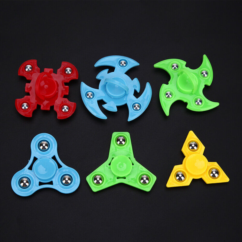 Plastic Hand Spinner Fingertips Spinner Anti-Stress Decompression EDC Toys