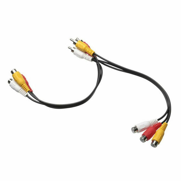 0.3 m RCA Durable Audio Video AV Cable Copper 3RCA L+R+V LFT