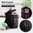 With Pockets Knitting Bag Tote Yarn Storage Home Prevent Tangling Crochet Hooks