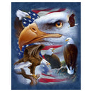 5D DIY Full Drill Diamond Painting Eagle Cross Stitch Embroidery Mosaic