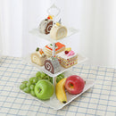 Europe Tray Plastic Serving Platter Cake Stand Traydessert Tray Square Cand