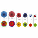 Paper Flowers Fan For Party/Birthday Decoration 12 Pcs/Pack