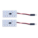 RGB T10 ba9s 15SMD-5050 Car Dome Light Interior Light with Remote Control A