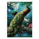 Peacock DIY Full Drill Round Diamond Painting Embroidery Kits Cross Stitch
