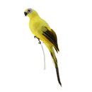 3pcs Imitation Animal Artificial Feather Macaw Parrot Bird Statue Yard Tree Lawn