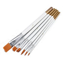 6PCS/Set Art Painting Brushes Set Acrylic Oil Watercolor Artist Paint Brushes