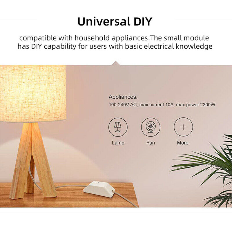 Wireless Light Switch SONOFF Basic R3 Smart Home Google Alexa App Remote Control