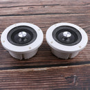 Premium Set of 2 In-Ceiling Round Broadcast Round Speakers for Indoor Use