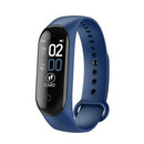 M4 0.96 inch IPS Touch Smart Bracelet Heart Rate Fitness Tracker (Blue) A