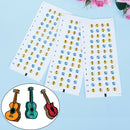 3 Pcs New Ukulele Fretboard Scale Labels Stickers For Beginners Learn OZ